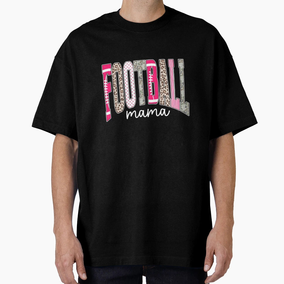 Football Mama T-Shirt - Trendy Graphic Unisex - T-Shirt, Sweatshirt, Hoodie