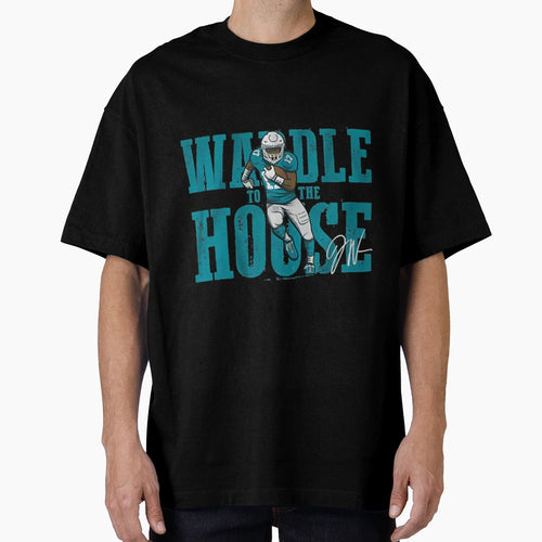 Jaylen Waddle To House T-Shirt - Custom Art Print for Adults - T-Shirt, Sweatshirt, Hoodie