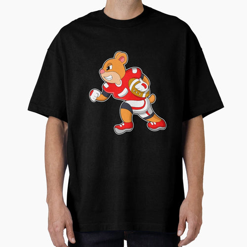 Bear Football Sports T-Shirt - Trendy Graphic Men Women - T-Shirt, Sweatshirt, Hoodie