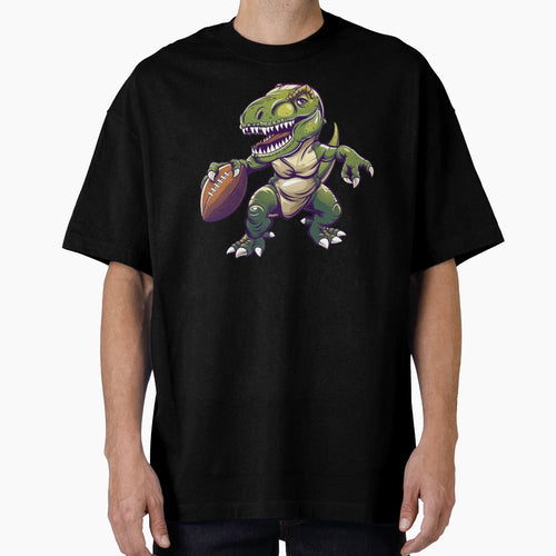Dinosaur American Football Player T-Shirt - Trendy Graphic Men Women - T-Shirt, Sweatshirt, Hoodie