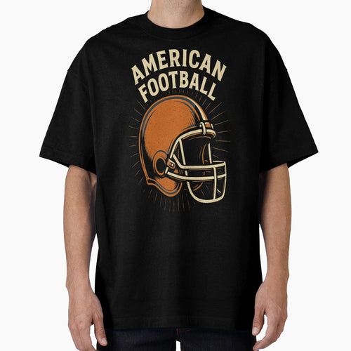 American Football Helmet Gridiron Art T-Shirt - Custom Art Print Men Women - T-Shirt, Sweatshirt, Hoodie
