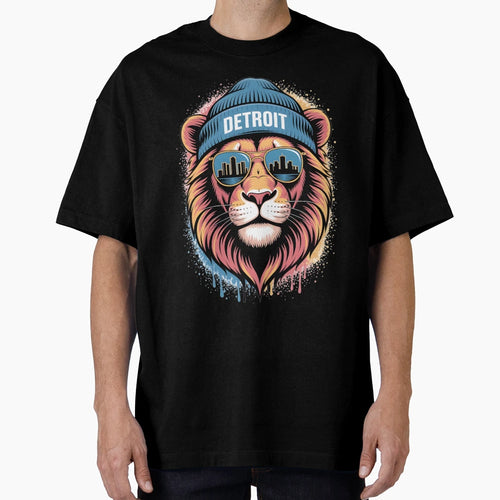 Detroit Lion T-Shirt - Trendy Graphic Men Women - T-Shirt, Sweatshirt, Hoodie