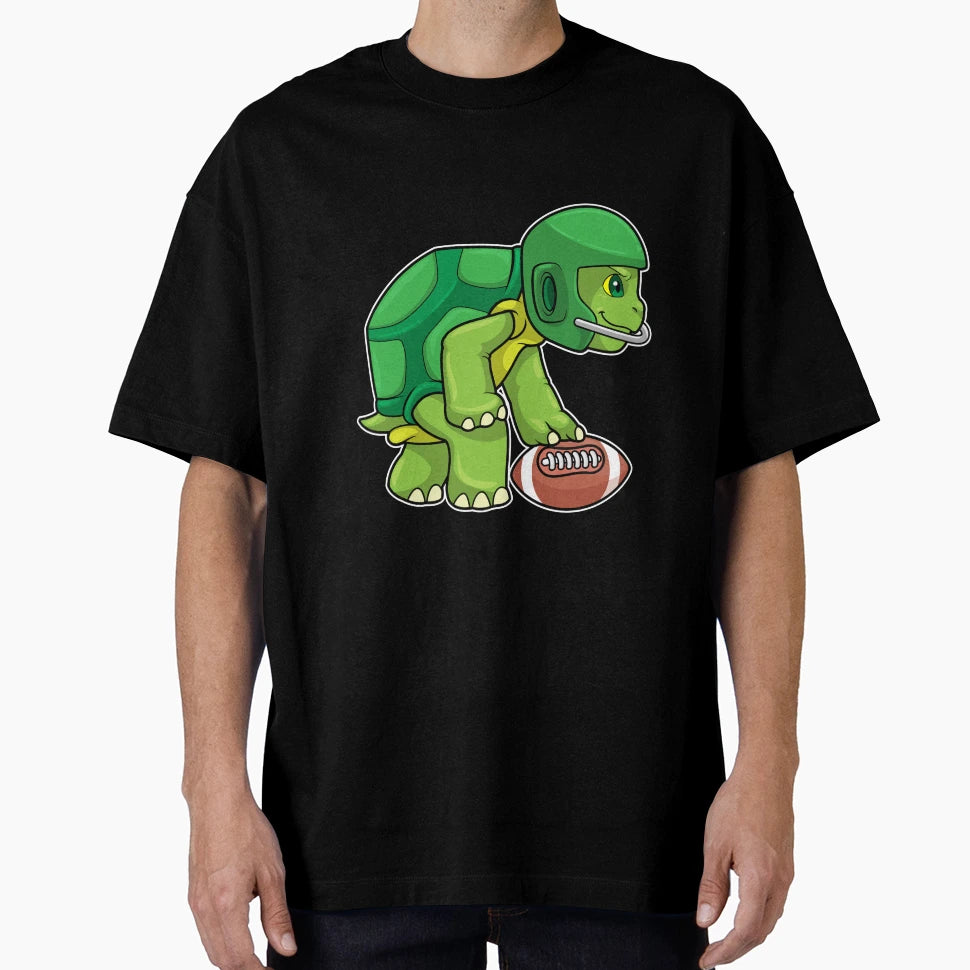 Turtle Sports Football Helmet T-Shirt - Novelty Apparel Men Women - T-Shirt, Sweatshirt, Hoodie