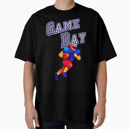 Game Day American Football Player T-Shirt - Aesthetic Graphic Men Women - T-Shirt, Sweatshirt, Hoodie