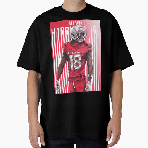 Marvin Harrison Jr Arizona Cardinals T-Shirt - Minimalist Print Men Women - T-Shirt, Sweatshirt, Hoodie