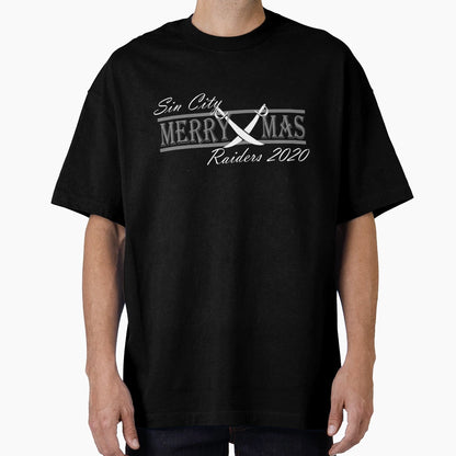 Sin City Raiders Holidays T-Shirt - Minimalist Print for Adults - T-Shirt, Sweatshirt, Hoodie