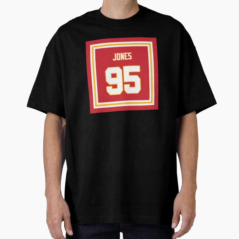 Chris Jones Kansas City T-Shirt - Custom Art Print Unisex - T-Shirt, Sweatshirt, Hoodie