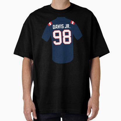Carl Davis Jr Jersey Number 98 T-Shirt - Minimalist Print Unisex - T-Shirt, Sweatshirt, Hoodie