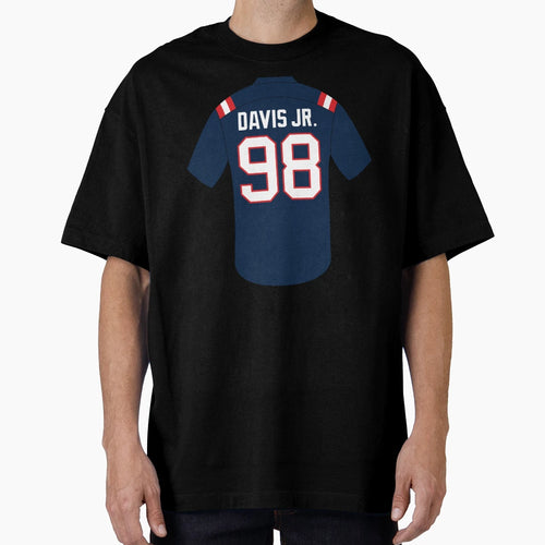 Carl Davis Jr Jersey Number 98 T-Shirt - Minimalist Print Unisex - T-Shirt, Sweatshirt, Hoodie
