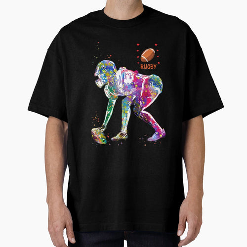 American Football Player T-Shirt - Unique Graphic for Adults - T-Shirt, Sweatshirt, Hoodie