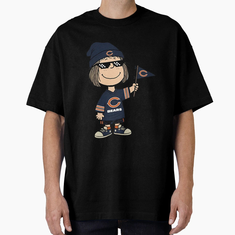 Snoopy Chicago Bears Fans T-Shirt - Custom Art Print Unisex - T-Shirt, Sweatshirt, Hoodie