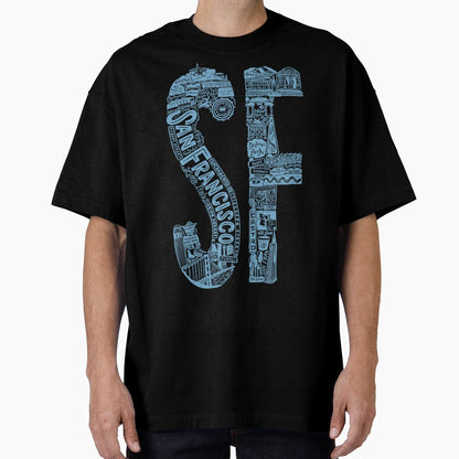 San Francisco T-Shirt - Fun Novelty Design for Adults - T-Shirt, Sweatshirt, Hoodie