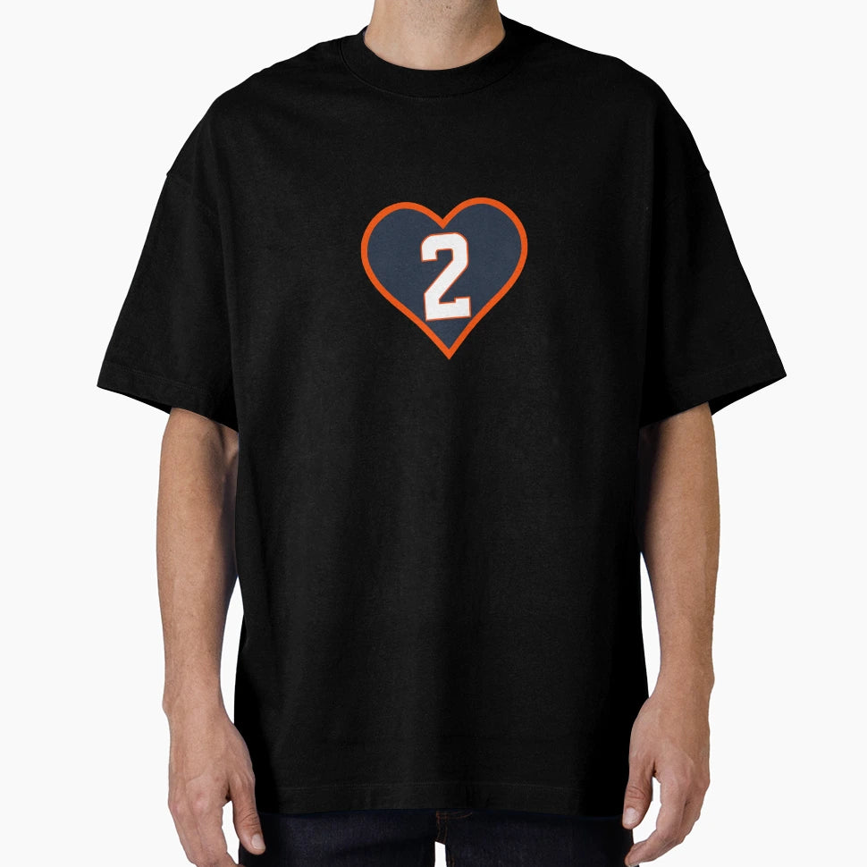 Denver Broncos 2 Pat Surtain Ii Heart T-Shirt - Graphic Print Men Women - T-Shirt, Sweatshirt, Hoodie