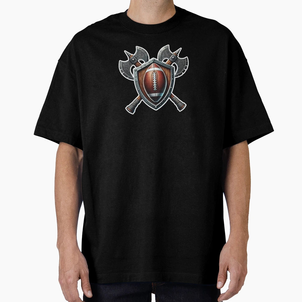 Minnesota Vikings Shield T-Shirt - Fun Novelty Design for Adults - T-Shirt, Sweatshirt, Hoodie