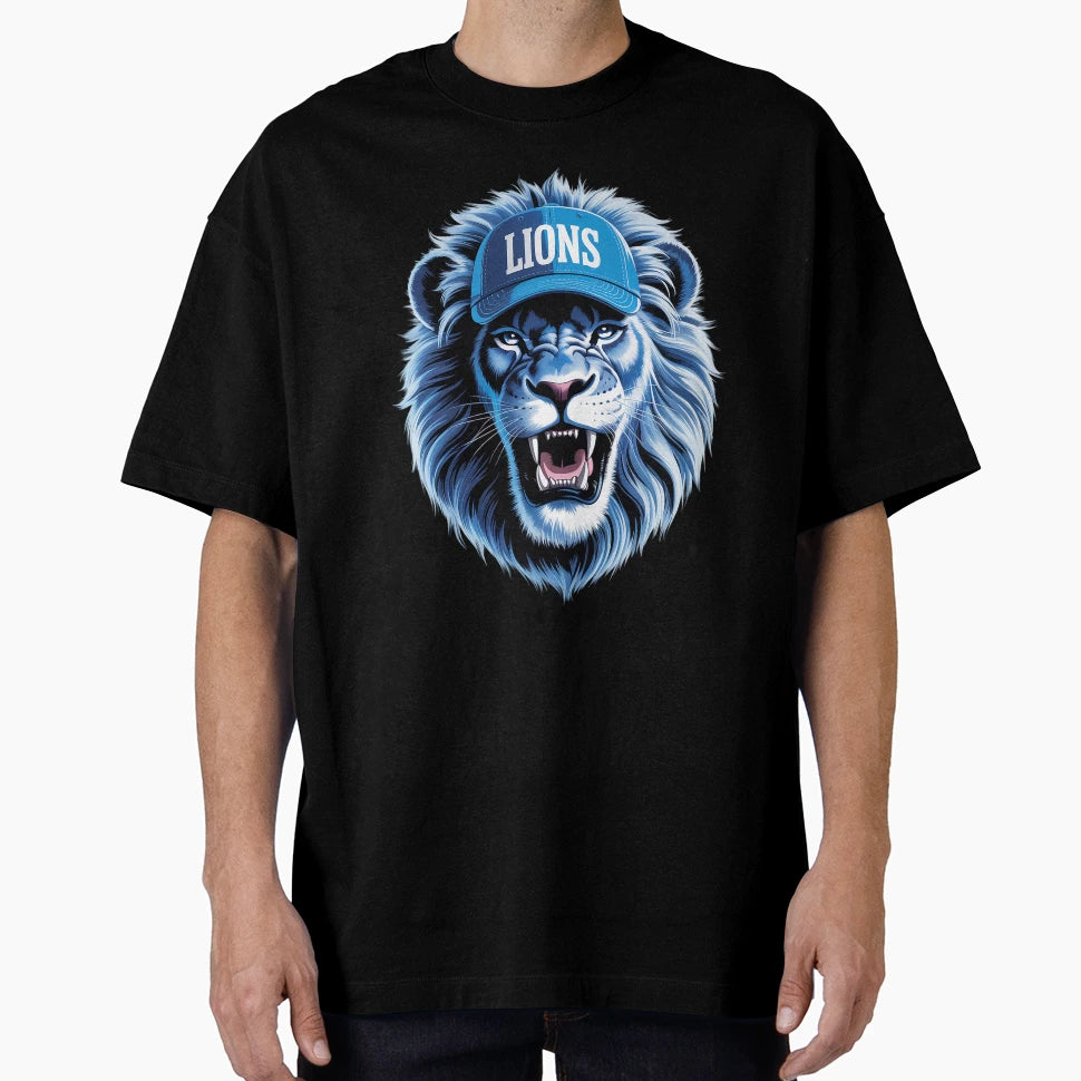 Lions Blue Eyes T-Shirt - Trendy Graphic for Adults - T-Shirt, Sweatshirt, Hoodie