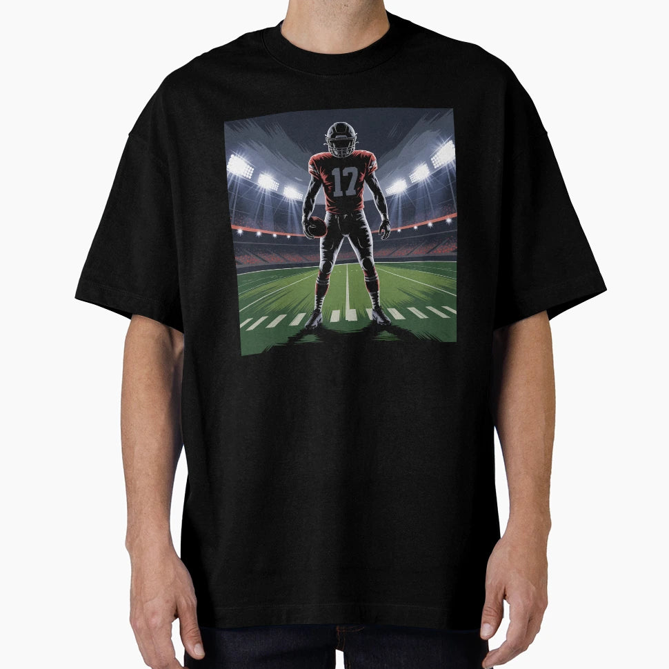 American Football Art Illustration T-Shirt - Casual Everyday Wear Unisex - T-Shirt, Sweatshirt, Hoodie