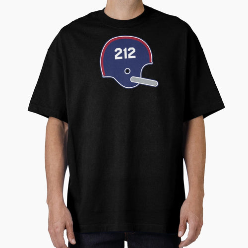 New York Giants 212 Helmet T-Shirt - Fun Novelty Design Men Women - T-Shirt, Sweatshirt, Hoodie