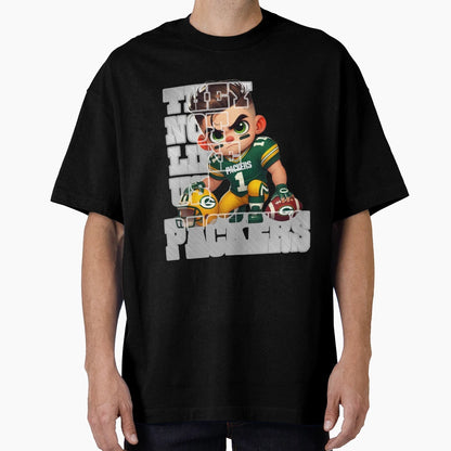 Green Bay Packers Graphicy Not Like Us T-Shirt - Streetwear Style Unisex - T-Shirt, Sweatshirt, Hoodie