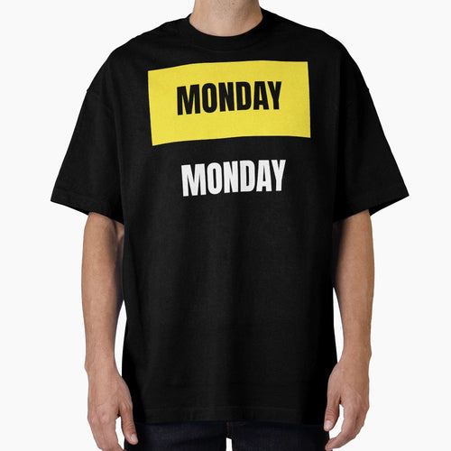 Monday Pattern Yellow And Black Daily T-Shirt - Unique Graphic Unisex - T-Shirt, Sweatshirt, Hoodie