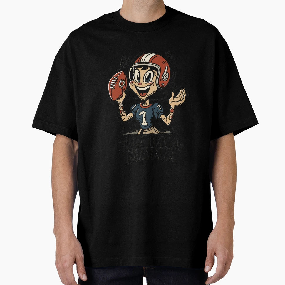 Football Mama Game Day T-Shirt - Streetwear Style Unisex - T-Shirt, Sweatshirt, Hoodie