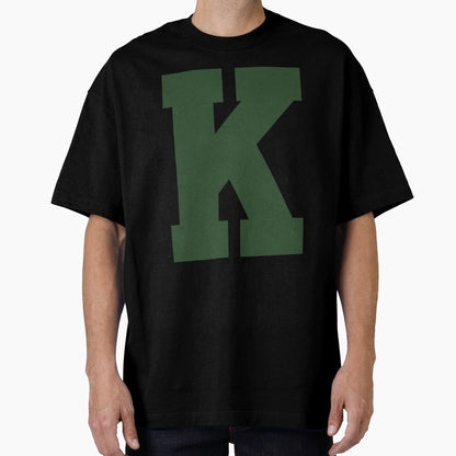 Alphabet Green K Sports Letter K T-Shirt - Aesthetic Graphic Unisex - T-Shirt, Sweatshirt, Hoodie