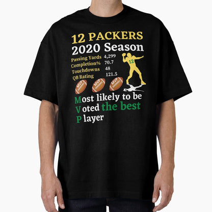 Packers Football Mvp 12 T-Shirt - Unique Graphic Unisex - T-Shirt, Sweatshirt, Hoodie