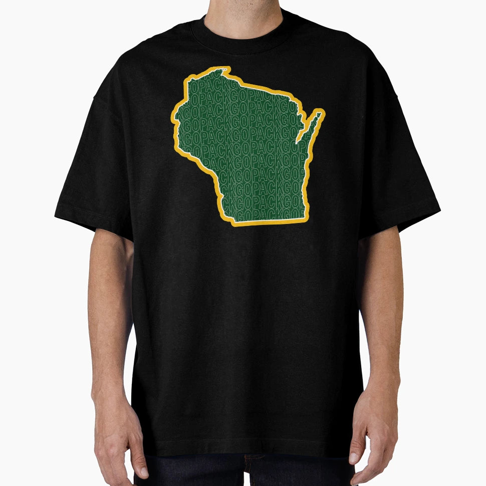Go Pack Go Wisconsin Go T-Shirt - Trendy Graphic for Adults - T-Shirt, Sweatshirt, Hoodie