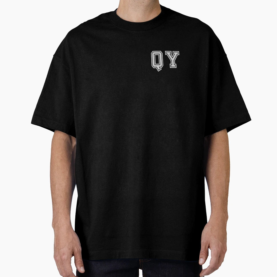 Q Y Varsity Initials Varsity Letters T-Shirt - Graphic Print Unisex - T-Shirt, Sweatshirt, Hoodie