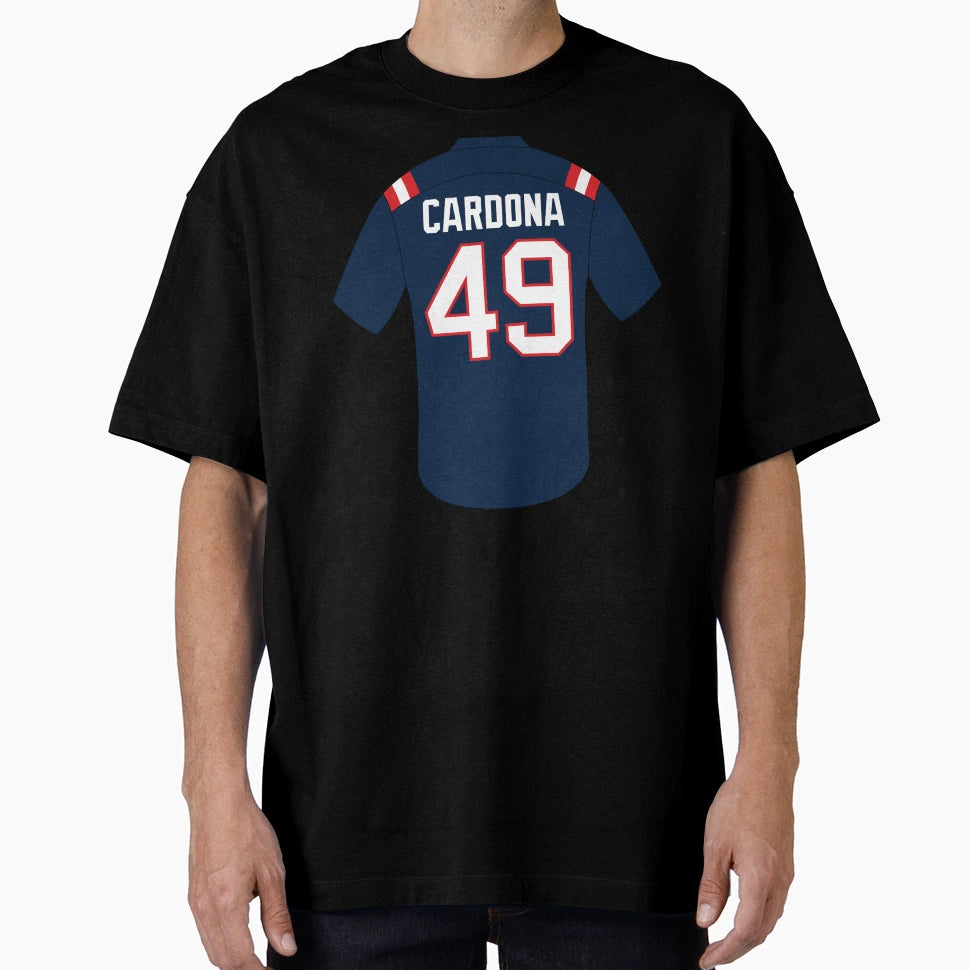Joe Cardona Jersey Number 49 T-Shirt - Minimalist Print for Adults - T-Shirt, Sweatshirt, Hoodie