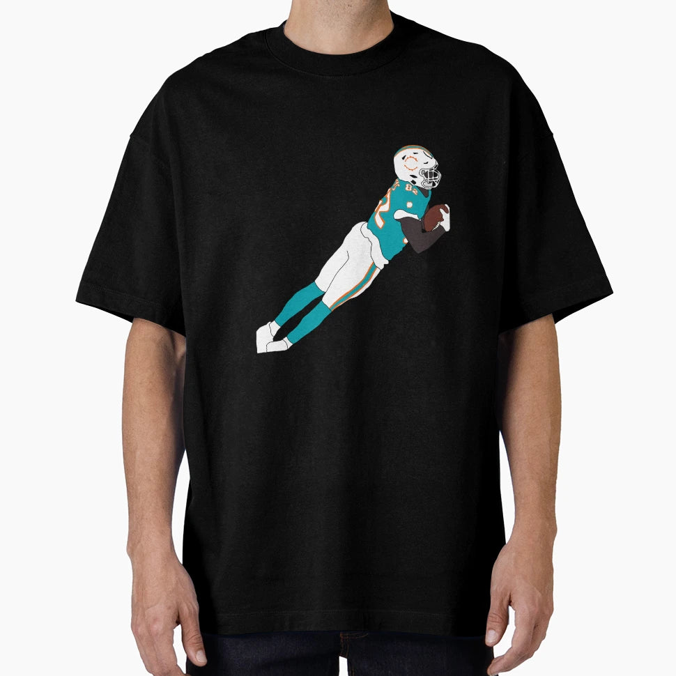 Miami Dolphins Preston Williams Toe T-Shirt - Trendy Graphic for Adults - T-Shirt, Sweatshirt, Hoodie