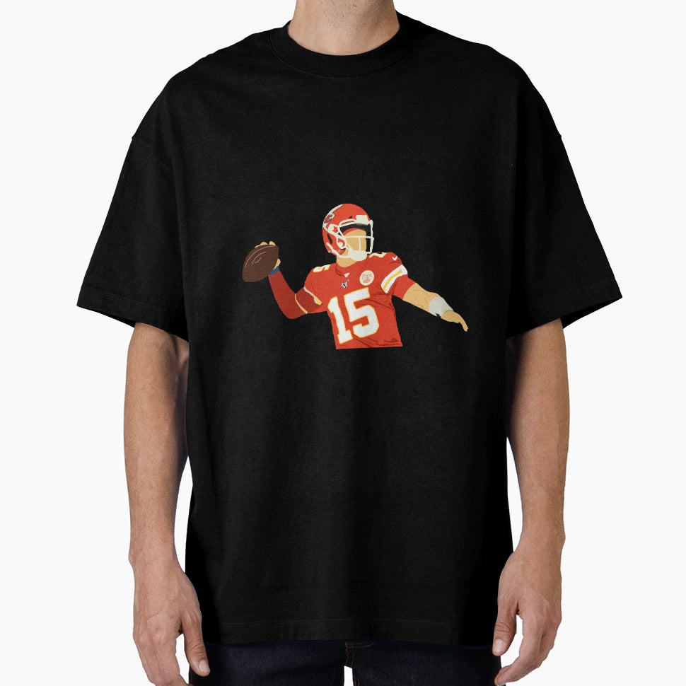 PM From Kansas City Chiefs Number 15 T-Shirt - Minimalist Print for Adults - T-Shirt, Sweatshirt, Hoodie