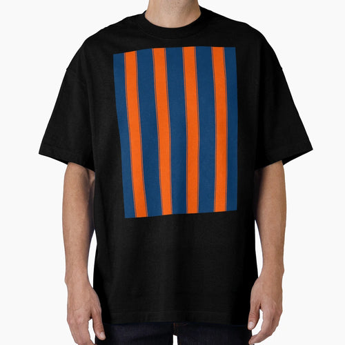 Glasgow Rangers Navy Orange Striped 1993 T-Shirt - Custom Art Print Unisex - T-Shirt, Sweatshirt, Hoodie