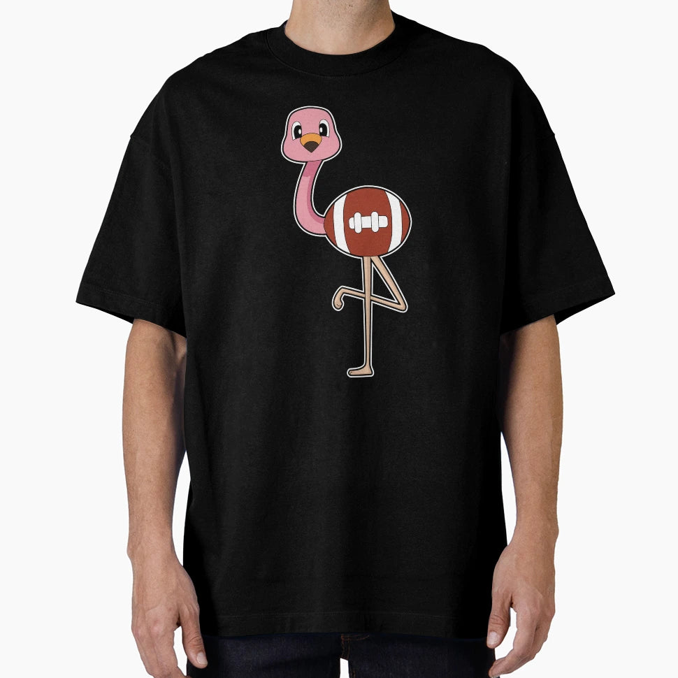 Flamingo American Football Sports T-Shirt - Aesthetic Graphic Unisex - T-Shirt, Sweatshirt, Hoodie