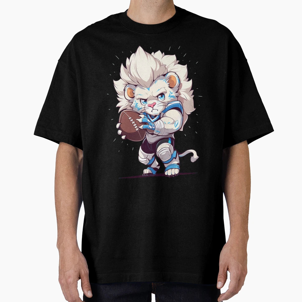 Chibi Detroit Lions T-Shirt - Custom Art Print Unisex - T-Shirt, Sweatshirt, Hoodie