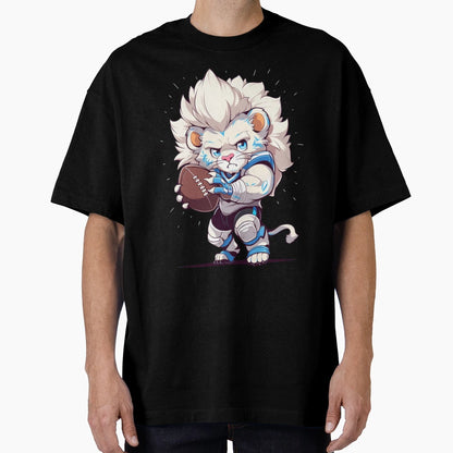 Chibi Detroit Lions T-Shirt - Custom Art Print Unisex - T-Shirt, Sweatshirt, Hoodie