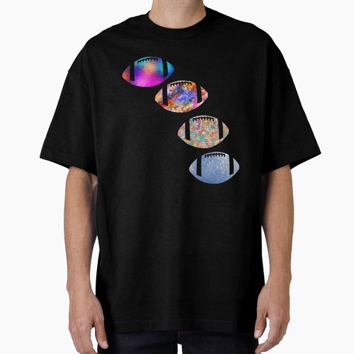 Colorful American Football Sports T-Shirt - Fun Novelty Design Unisex - T-Shirt, Sweatshirt, Hoodie