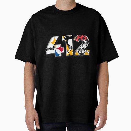 Area Code 412 Sports Teams T-Shirt - Minimalist Print for Adults - T-Shirt, Sweatshirt, Hoodie