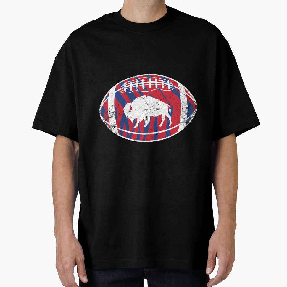 Mafia Bison Football White T-Shirt - Novelty Apparel Men Women - T-Shirt, Sweatshirt, Hoodie