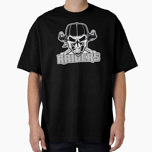 Raider Skull And Bones T-Shirt - Novelty Apparel Men Women - T-Shirt, Sweatshirt, Hoodie