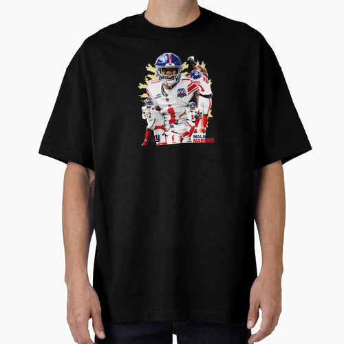 Malik Nabers New York G Collage T-Shirt - Novelty Apparel Men Women - T-Shirt, Sweatshirt, Hoodie