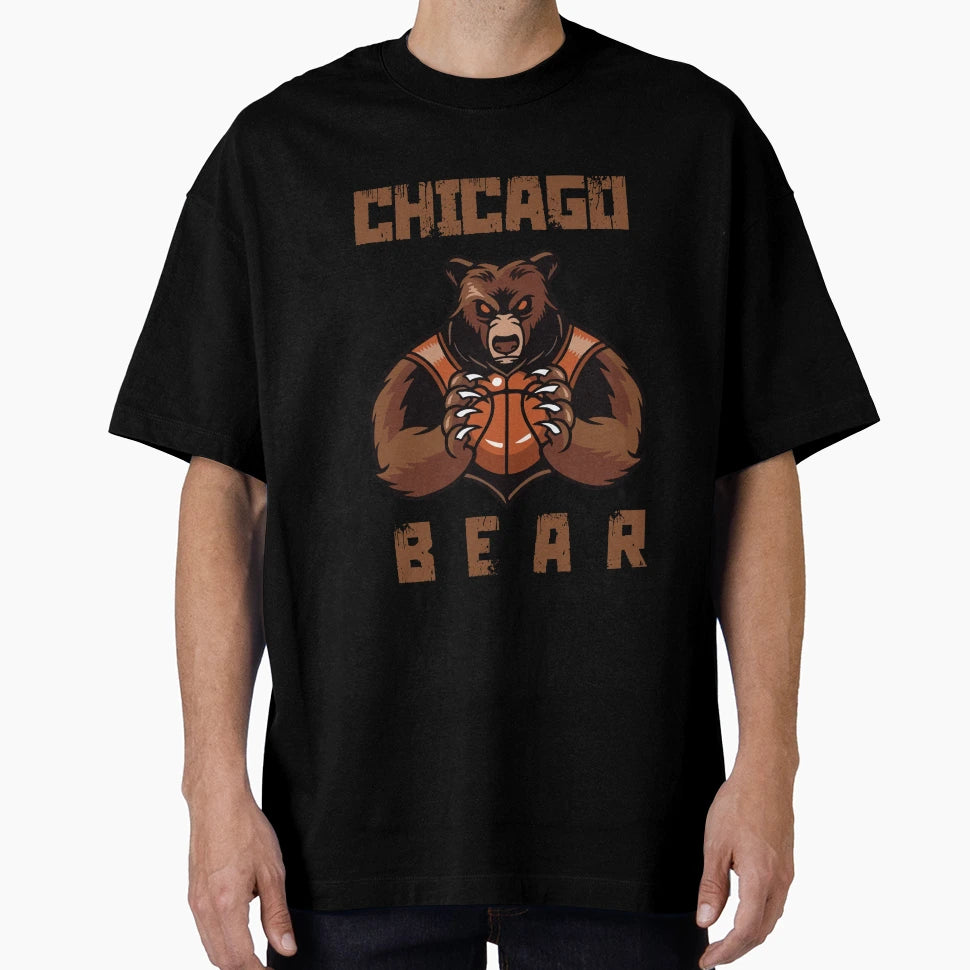 Chicago Bear T-Shirt - Fun Novelty Design Unisex - T-Shirt, Sweatshirt, Hoodie