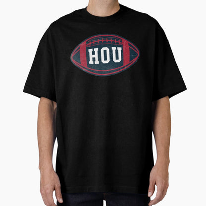 Houston Throwback Football T-Shirt - Fun Novelty Design for Adults - T-Shirt, Sweatshirt, Hoodie