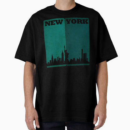 New York And Nyc Silhouette T-Shirt - Minimalist Print for Adults - T-Shirt, Sweatshirt, Hoodie