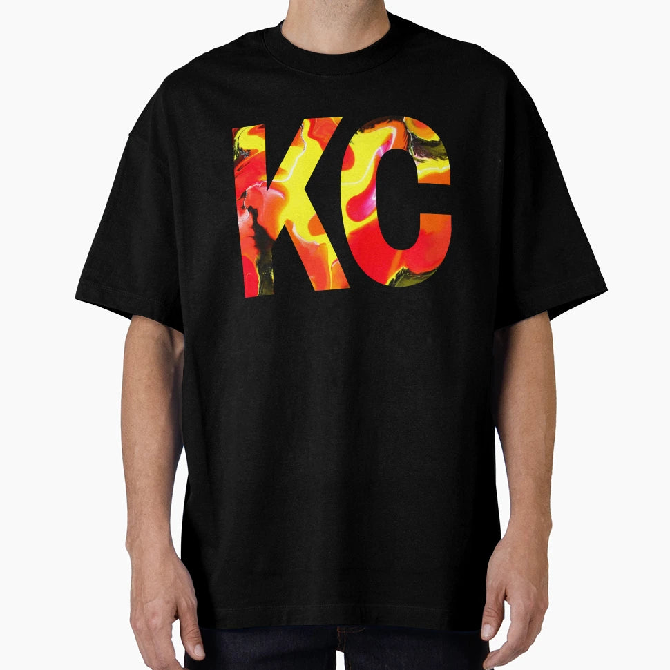 Kc Red Yellow Team Colors Jdp 01 10 T-Shirt - Trendy Graphic for Adults - T-Shirt, Sweatshirt, Hoodie