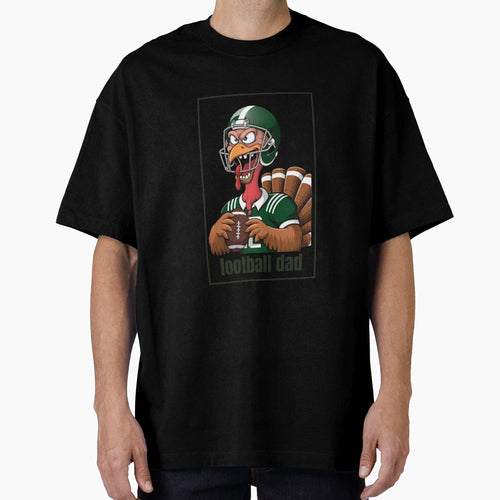 Football Dad Turkey Football Player T-Shirt - Minimalist Print Unisex - T-Shirt, Sweatshirt, Hoodie