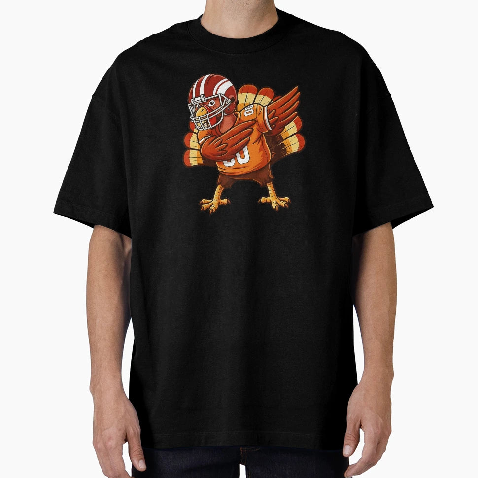Funny Turkey Football Thanksgiving T-Shirt - Minimalist Print for Adults - T-Shirt, Sweatshirt, Hoodie