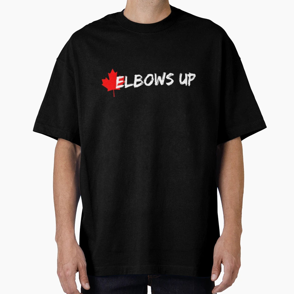 Elbows Up T-Shirt - Minimalist Print for Adults - T-Shirt, Sweatshirt, Hoodie