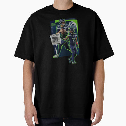 Seattle Seahawks T-Shirt - Custom Art Print Unisex - T-Shirt, Sweatshirt, Hoodie
