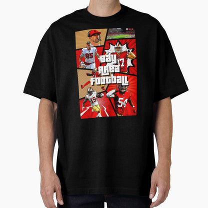 Bay Area Football T-Shirt - Casual Everyday Wear Unisex - T-Shirt, Sweatshirt, Hoodie