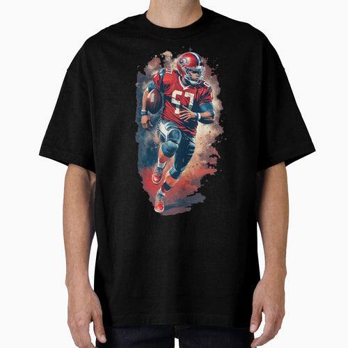 American Football Player T-Shirt - Streetwear Style Unisex - T-Shirt, Sweatshirt, Hoodie